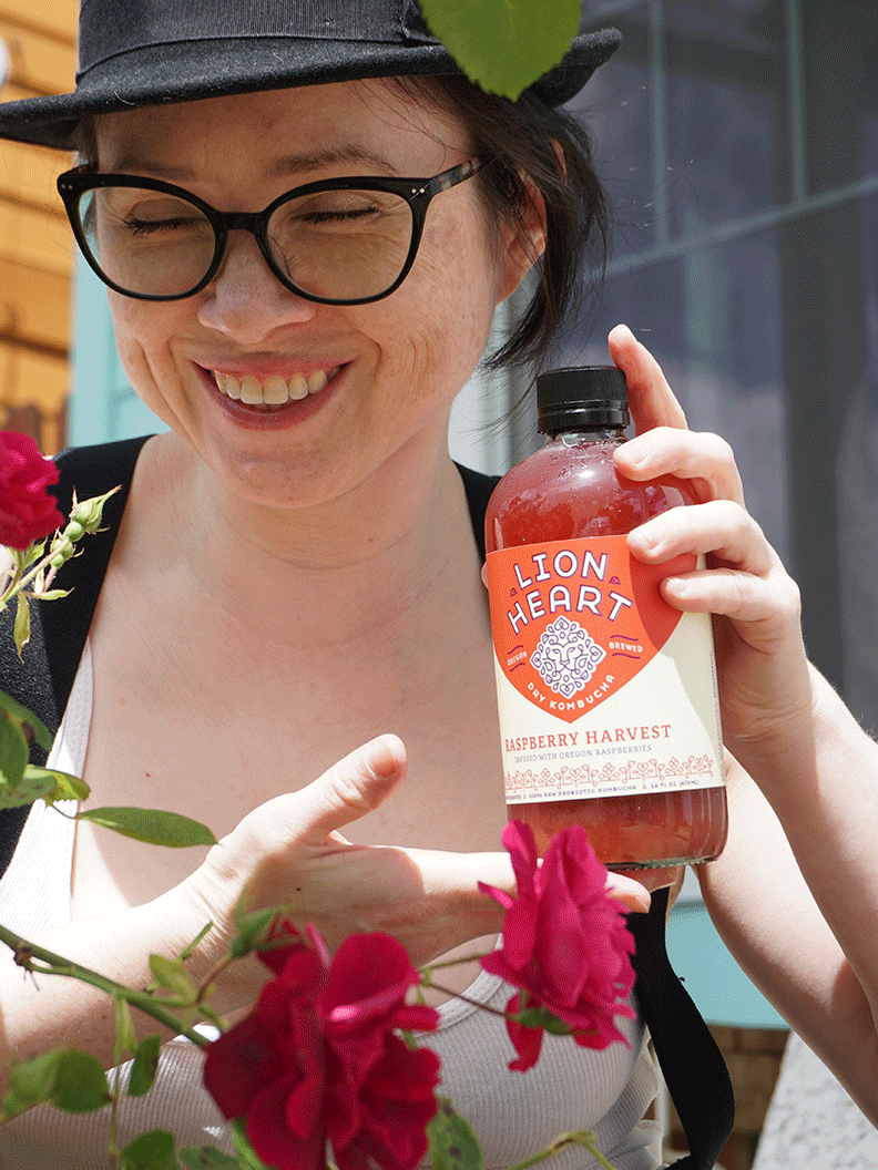 Drink Lion Heart Kombucha at your party or wedding.