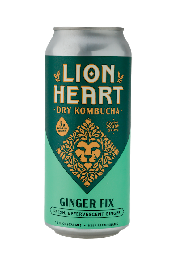 Lion Heart Kombucha Ginger Fix