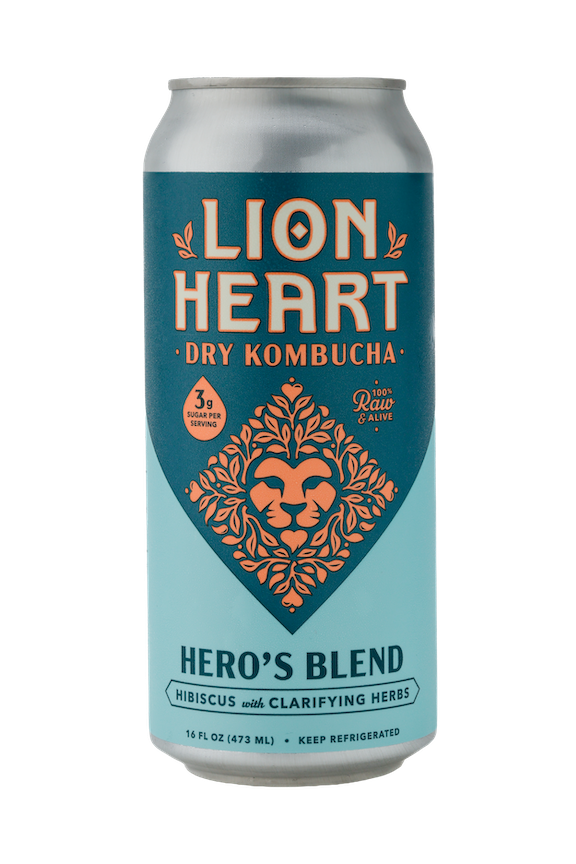 Lion Heart Kombucha Hero's Blend