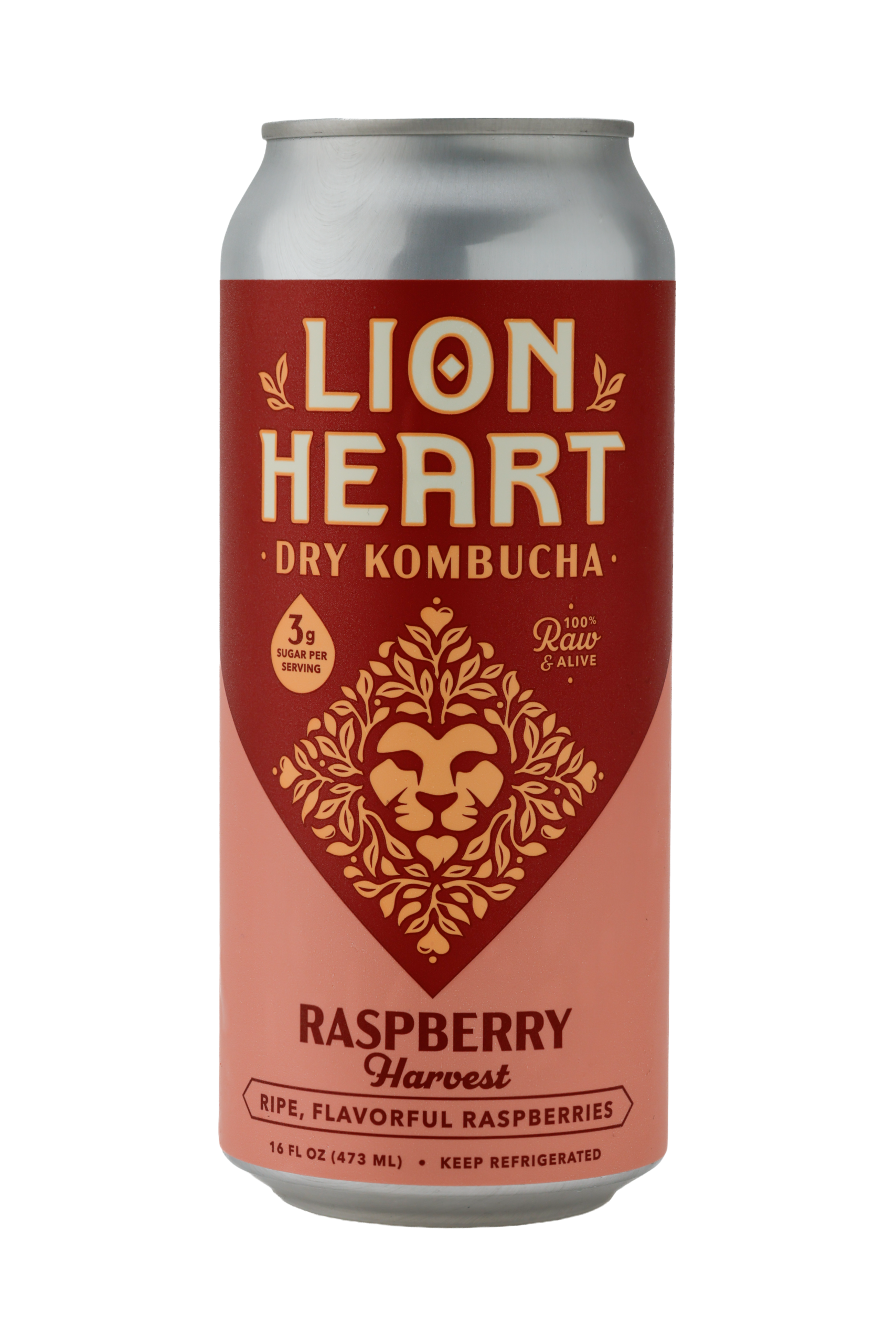 Lion Heart Kombucha Raspberry Harvest