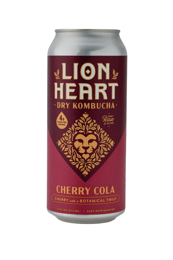 Lion Heart Kombucha Raspberry Harvest